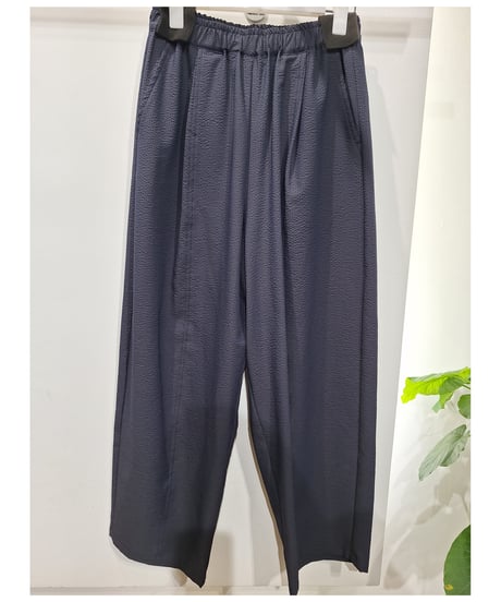 【LeMélange 26SS】  8623508 サッカー素材パンツ