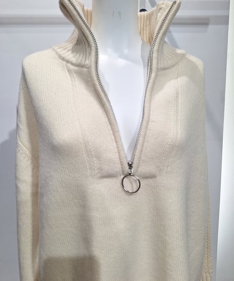 【ATELIER SIX】11256440 ウールハーフジッププルオーバー