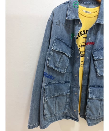 【Universal Style Weare】 661020 RAKUGAKI DENIM JK