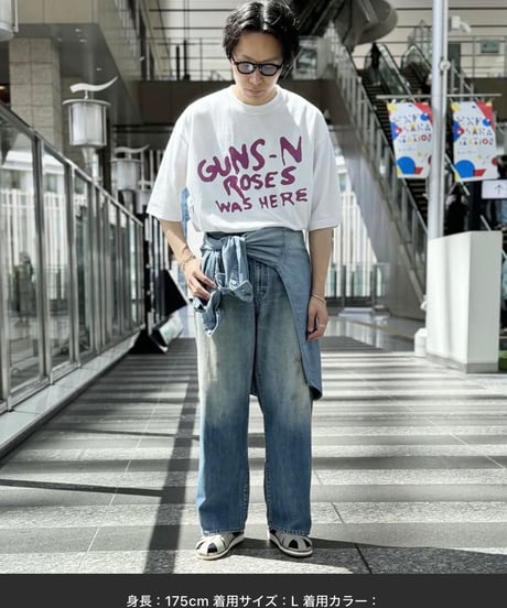 【JOHNBULL】 アーティストTシャツ（GUNS N＇ ROSES／WAS HERE） JT253C26