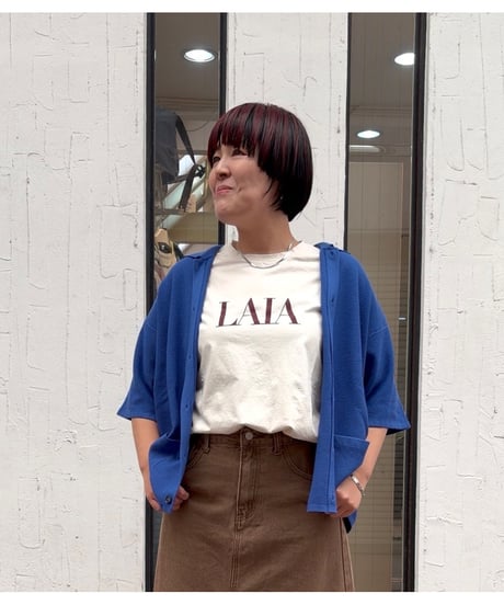 【 LiSS 】 Waffle knit polo knit cardigan (unisex)LiS-2510351