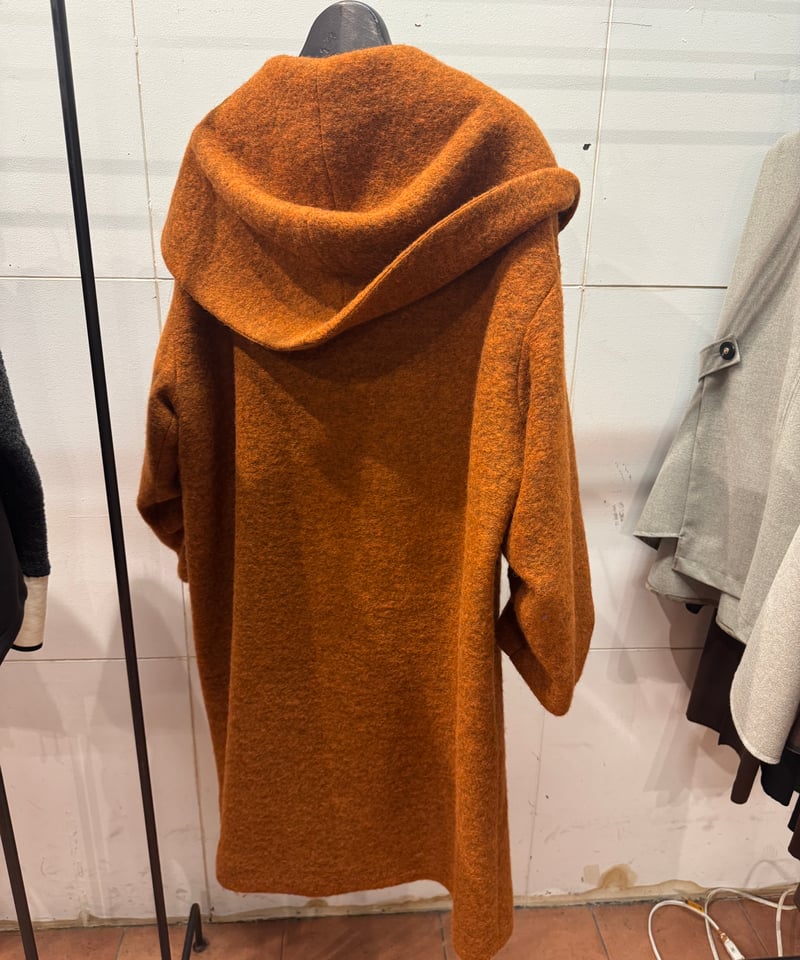 Lallia Mu 26AW】2614170 ビッグカラースライバーコート | select