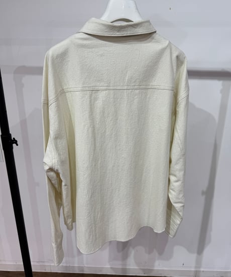 【PRIORITY 26AW】 P67043AI エンブロイダリーオープンカラーシャツ