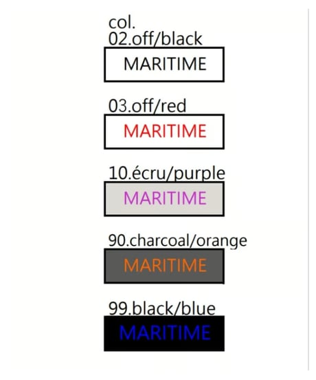 【sirodelabonte】R523213 MARITIME Tshirt 30/-highgauge cotton
