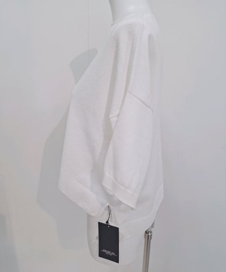 【ATELIER SIX】11255384 鹿の子半袖プルオーバー