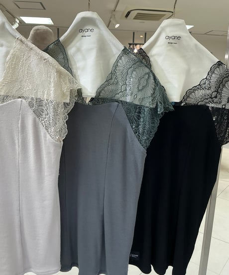 【ayane 26AW】早期ご予約送料無料！ 856745 ショルダーレースタンク