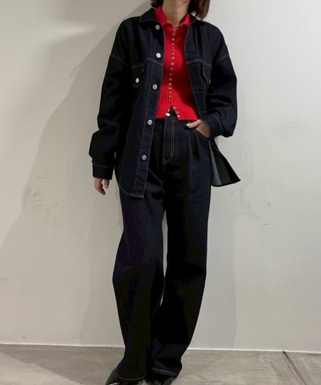 【cafune】535420 denim shirt jacket