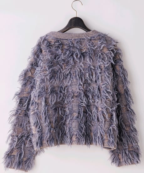 【Lallia Mu 26AW】 2613421 ジャガードニットカーディガン