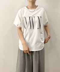 【sirodelabonte】R523218 OWN dolman Tshirt(ラメ） 30/-highgauge cotton
