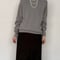 【cafune】  535959　cotton cashmere sweat knit