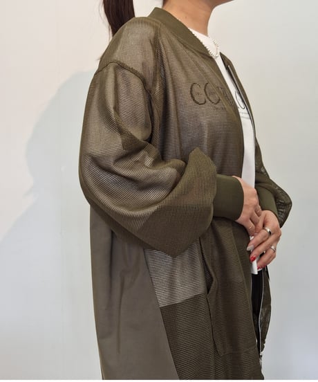 【ATELIER SIX】 21254426 メッシュ 異素材 MA-1