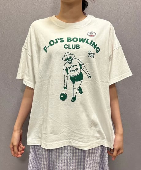 【AUG】852328 F-OJ'S BOWLING Tee
