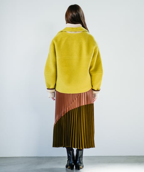 【Lallia Mu 26AW】2614210 ウールシープパイルショートコート
