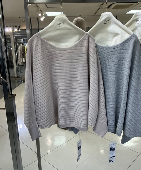 【ayane 26AW】 856719 横網みドルマンプルオーバーニット