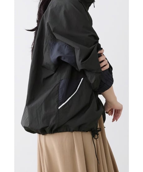 【UMBRO×MICA&DEAL】 0126306110 配色ナイロンブルゾン
