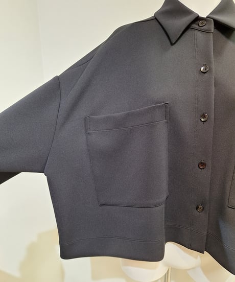 【cafune】515935 double knit short shirt
