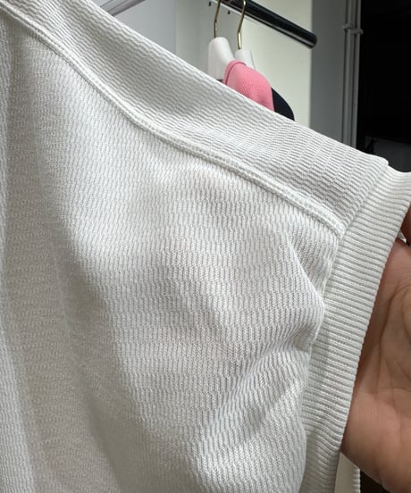 【LeMélange】8621003　ドライサーマルフレンチスリーブプルオーバー