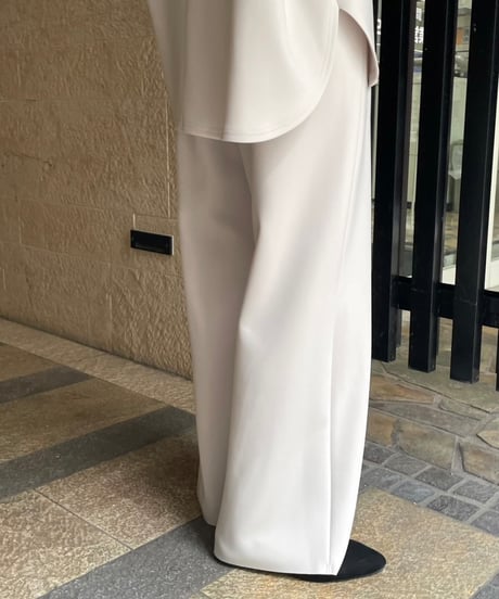 【cafune】 435618 double kint  easy wide pants