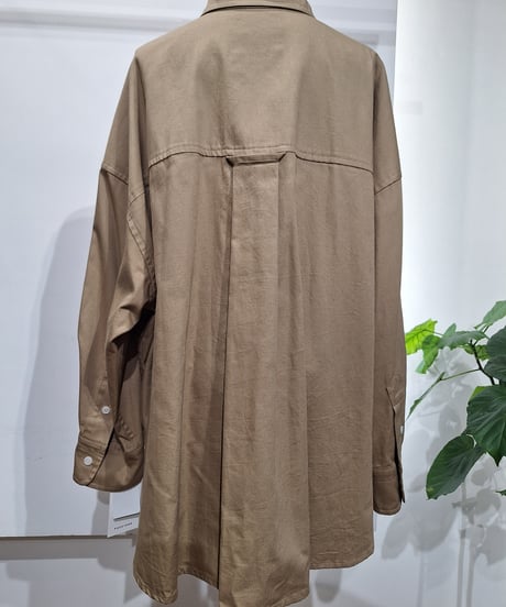 【PASSIONE 】636408 オックスオーバーシルエットシャツ
