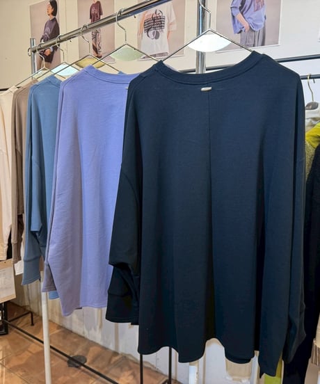 【Lallia Mu 26AW】  2613533 ドルマンスリーブトレーナー