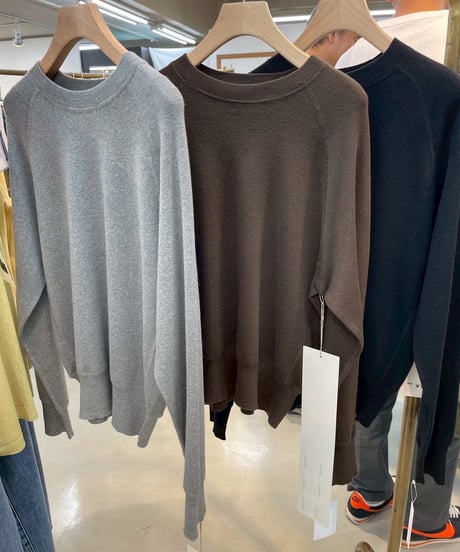 【cafune】  535959　cotton cashmere sweat knit