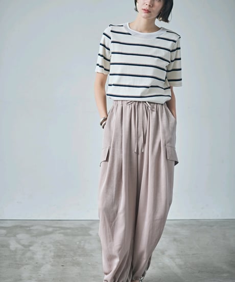 21【ruxe 26AW】  2633720 サテンカーゴパンツ