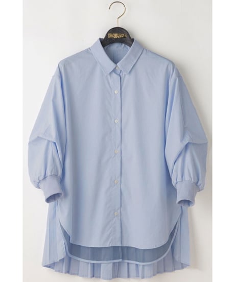 【Lallia Mu 26AW】2614691 バックプリーツシャツ