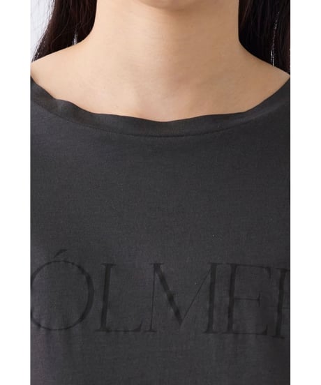 【MICA&DEAL】 0126209135 接触冷感-"SOLMER"ロゴフレアスリーブT-shirt