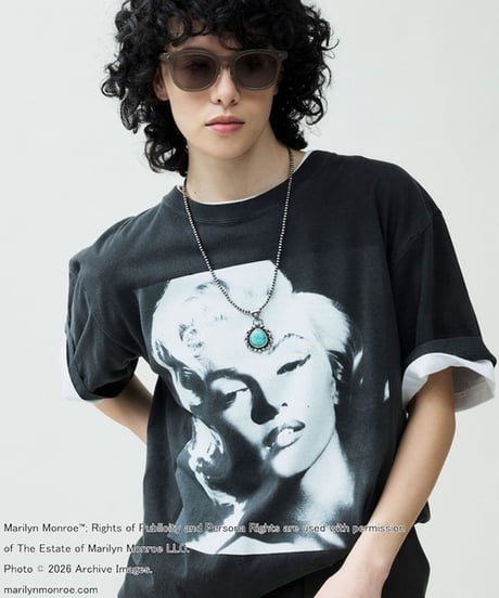 【JOHNBULL】 アーティストTシャツ（Marilyn Monroe） JT261C10