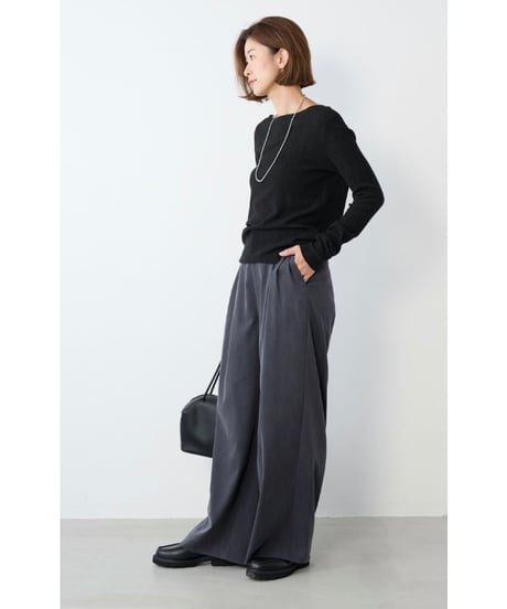 【MICA&DEAL】 0126103031 フィブリルタックワイドパンツ