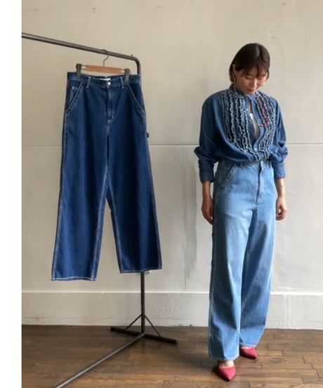 【Le Melange】8513501 ペインターパンツ デニムパンツ