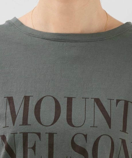 【MICA&DEAL】0125309216 "MOUNT NELSON"ロゴ5分袖T-shirt