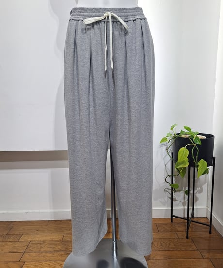 【cafune】625603 dry cotton wide easy pants