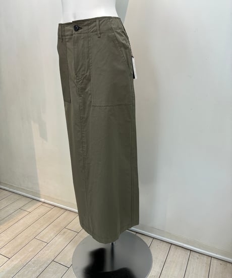 【MICA&DEAL】0123202155ミリタリーマキシスカート