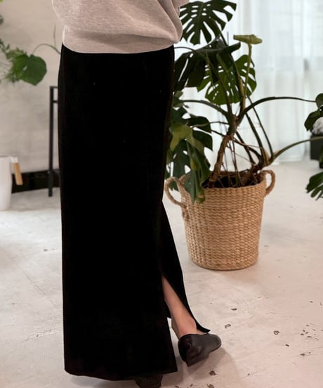 【cafune】615604 waffle relax skirt