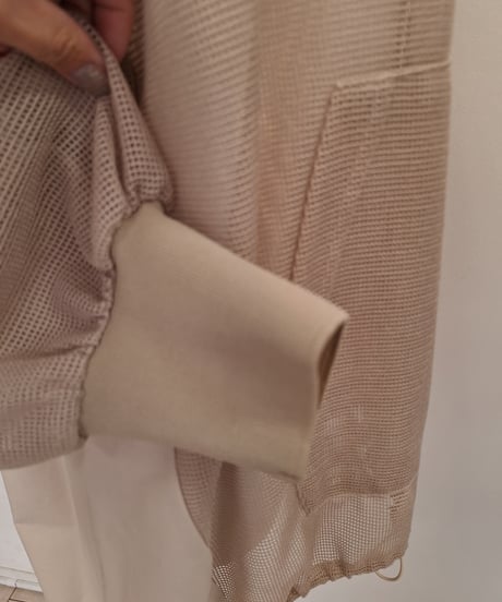 【ATELIER SIX】 21254426 メッシュ 異素材 MA-1