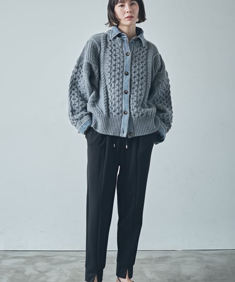 【ruxe 26AW】  2633413 ドッキングカウチンニット