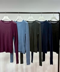 【PRIORITY 26AW】 P66210SW　シアーニットプルオーバー