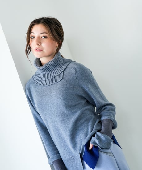 【Lallia Mu 26AW】2614431 ネックウォーマーセットニット