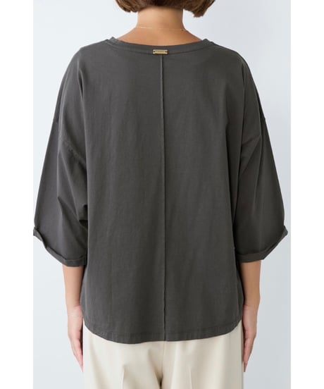【MICA&DEAL】 0126109036 "CHAILLY"ロゴ5分袖T-shirt