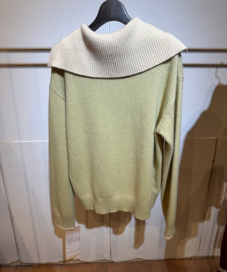 【Lallia Mu 26AW】2614444 セーラーカラーニット