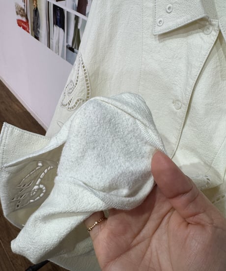 【PRIORITY 26AW】 P67043AI エンブロイダリーオープンカラーシャツ