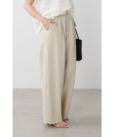 【MICA&DEAL】 0126103013 ドライタッチワンタックパンツ
