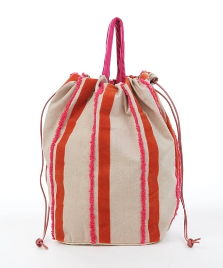 【beej】PWMI-004 EMB&Flocky String bag