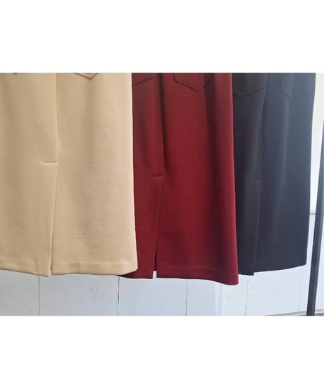 【ruxe 26AW】2634830 カットタイトスカート