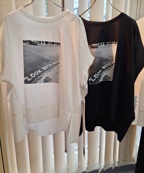 【PASSIONE】526978 フォトプリントTシャツ