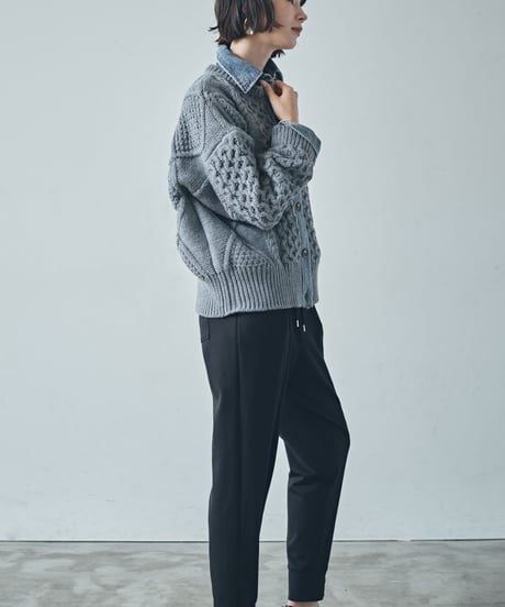 【ruxe 26AW】  2633413 ドッキングカウチンニット
