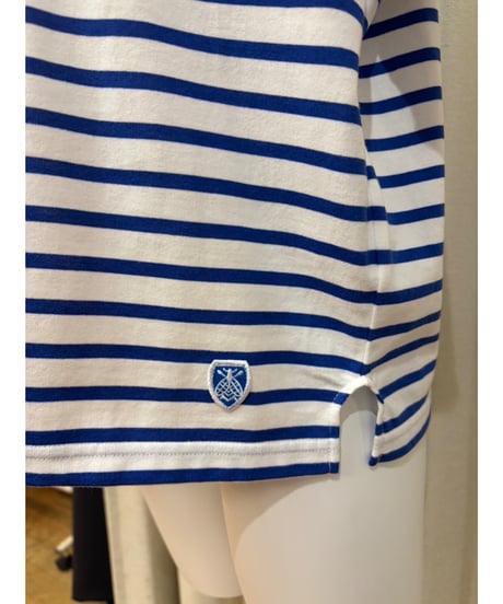 【ORCIVAL】 OR-C0335 ボートネック ショートスリーブ プルオーバーボーダー 半袖 Tシャツ