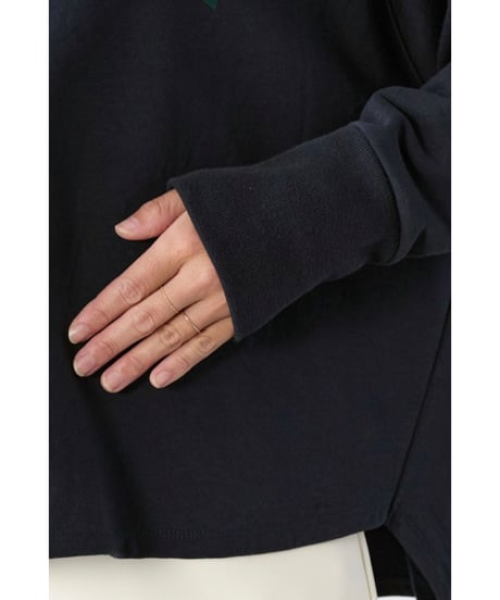 【MICA&DEAL】 0126109003 "SANTAROSA"ラグランスリーブロゴスウェット