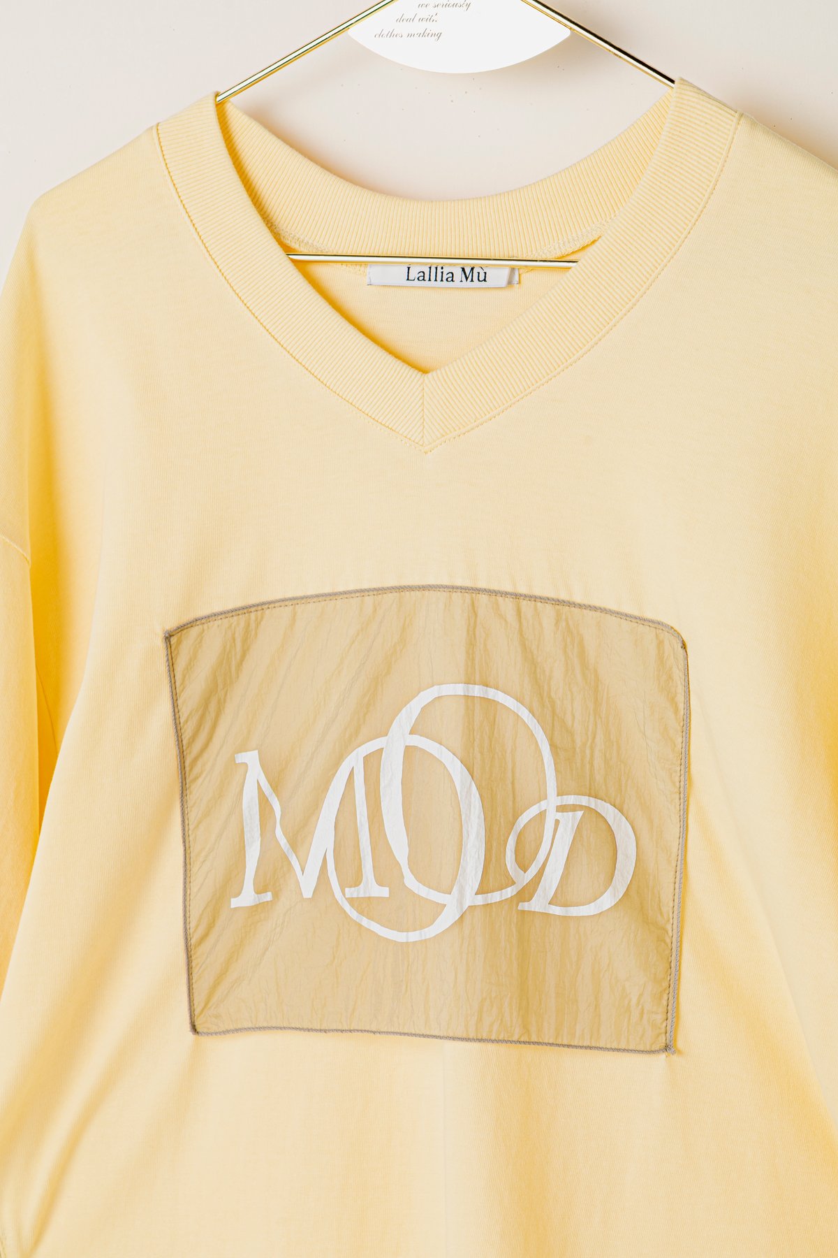 LalliaMu】2611572 オーガンジースリーブビッグTシャツ | selectshopB5